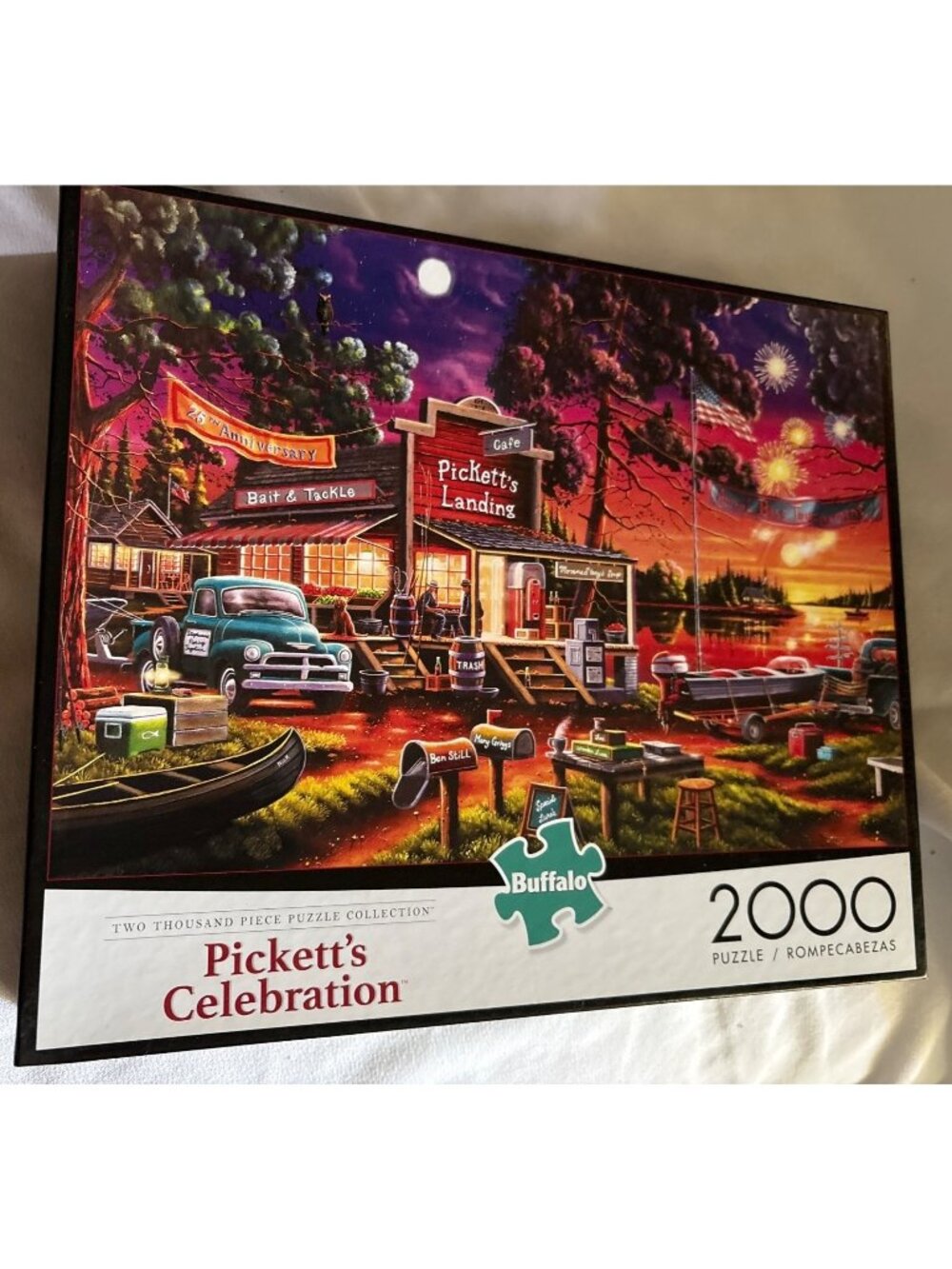 Picketts Celebration 2000-Piece Puzzle By Buffalo Games With Bonus Poster Vibran